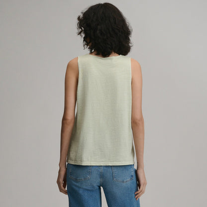 Women's Sunwashed Cotton Tie Front T | Eddie Bauer