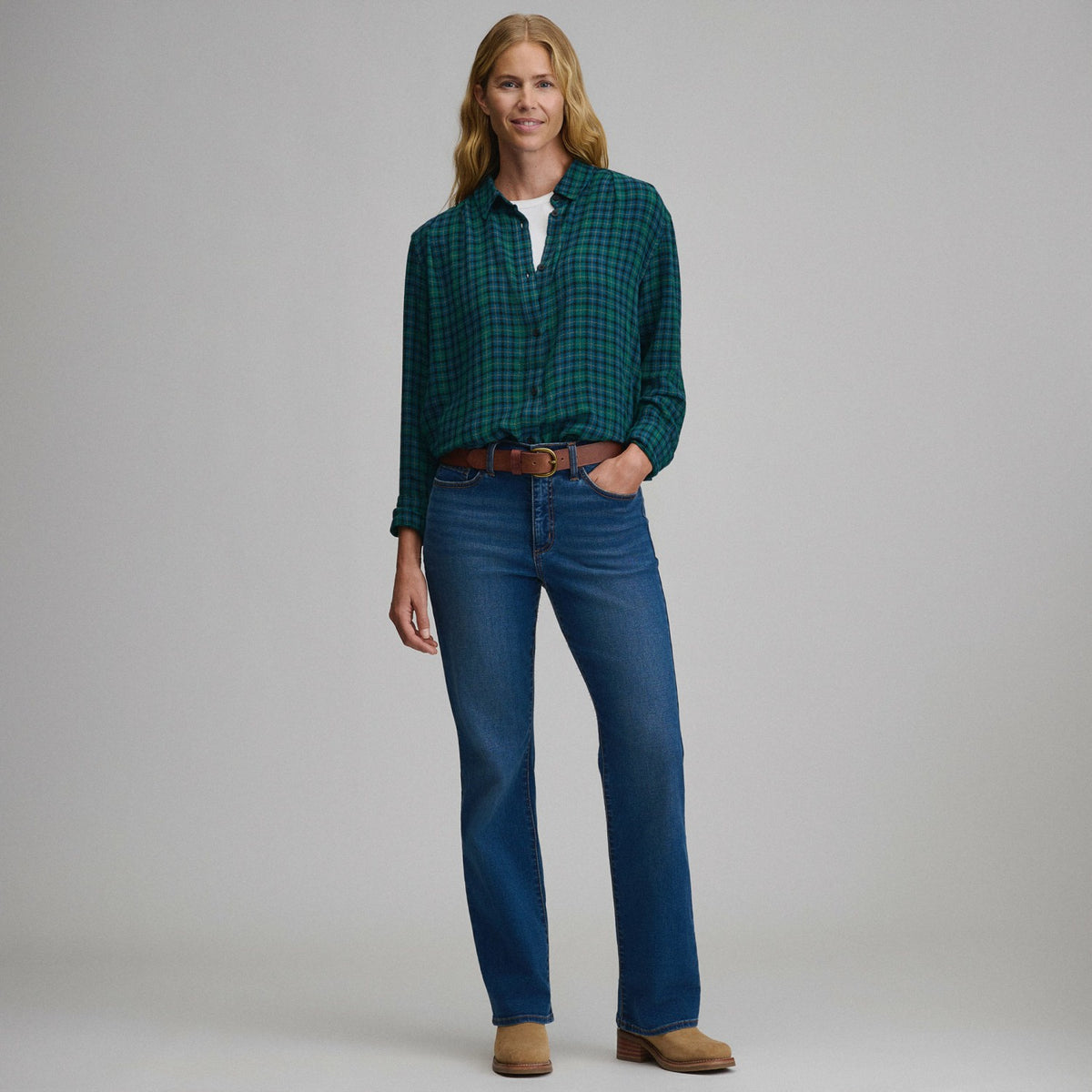 Women's Long-Sleeve Softened Button-Down Shirt | Eddie Bauer