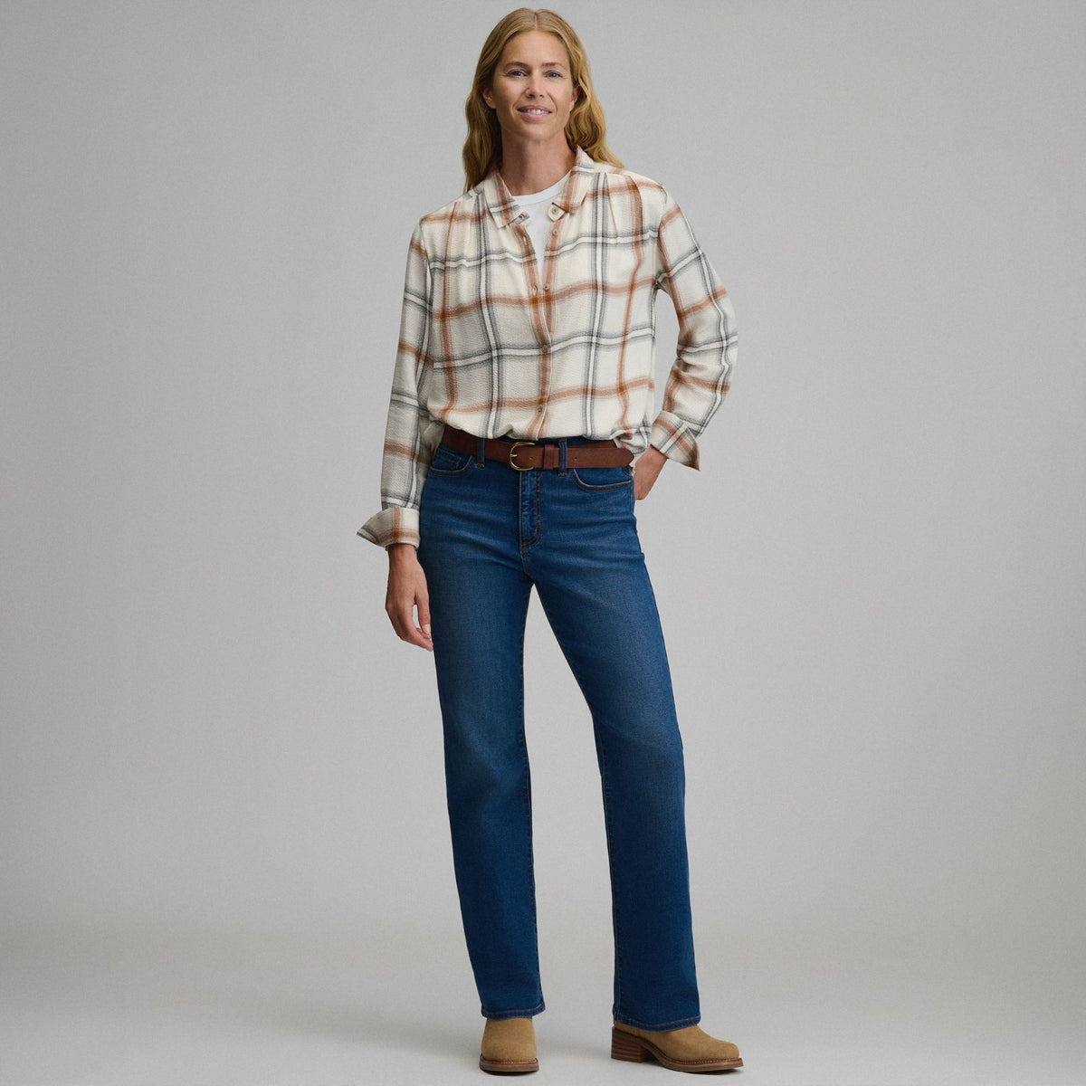 Women's Long-Sleeve Softened Button-Down Shirt | Eddie Bauer