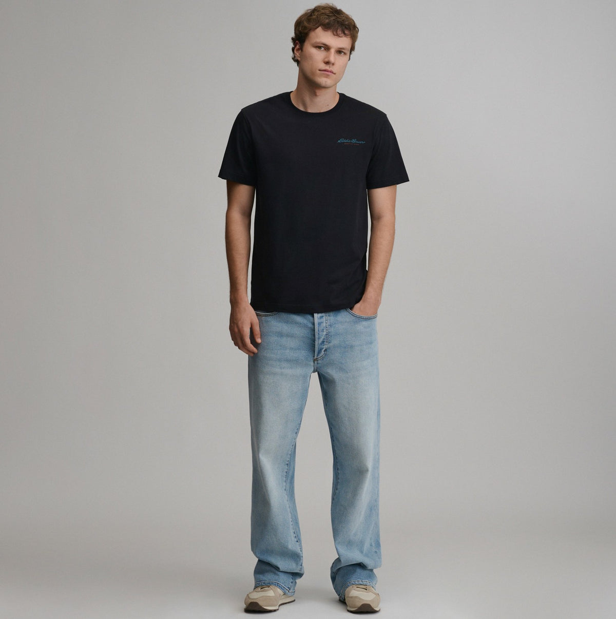 Men's EB Bauer Down Logo T-Shirt | Eddie Bauer