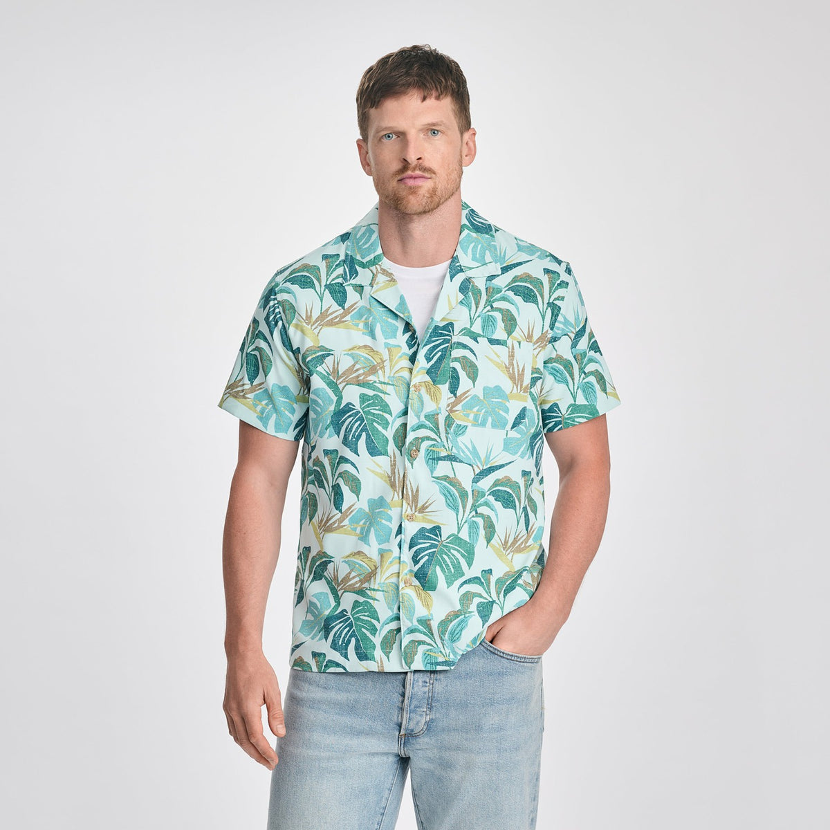 Men's SS Destination Camp Shirt- | Eddie Bauer