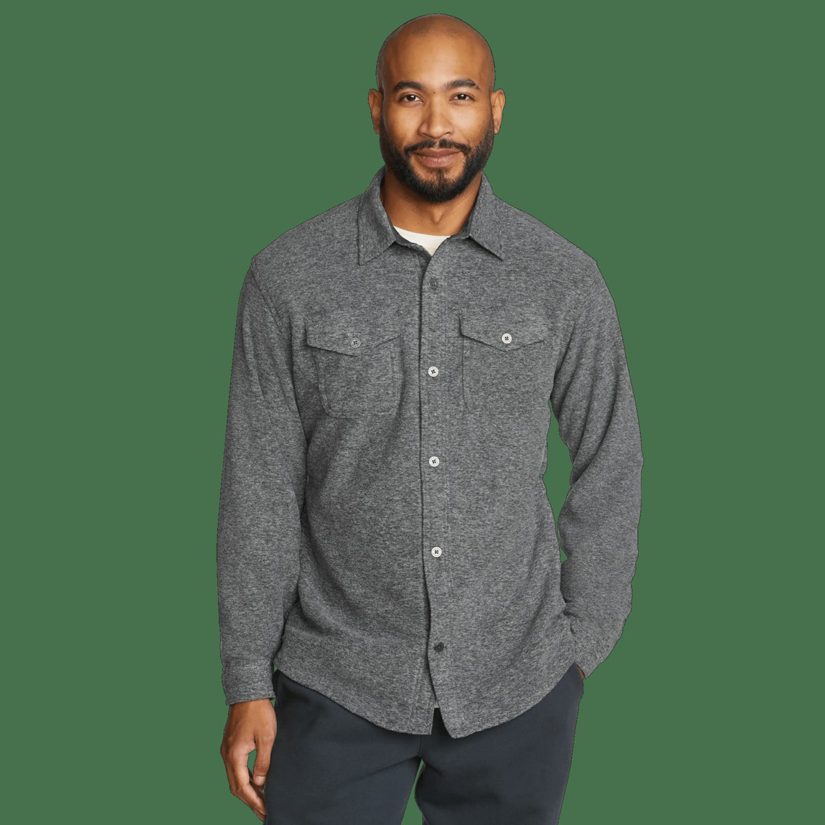Men's LS Chutes Microfleece Shirt | Eddie Bauer