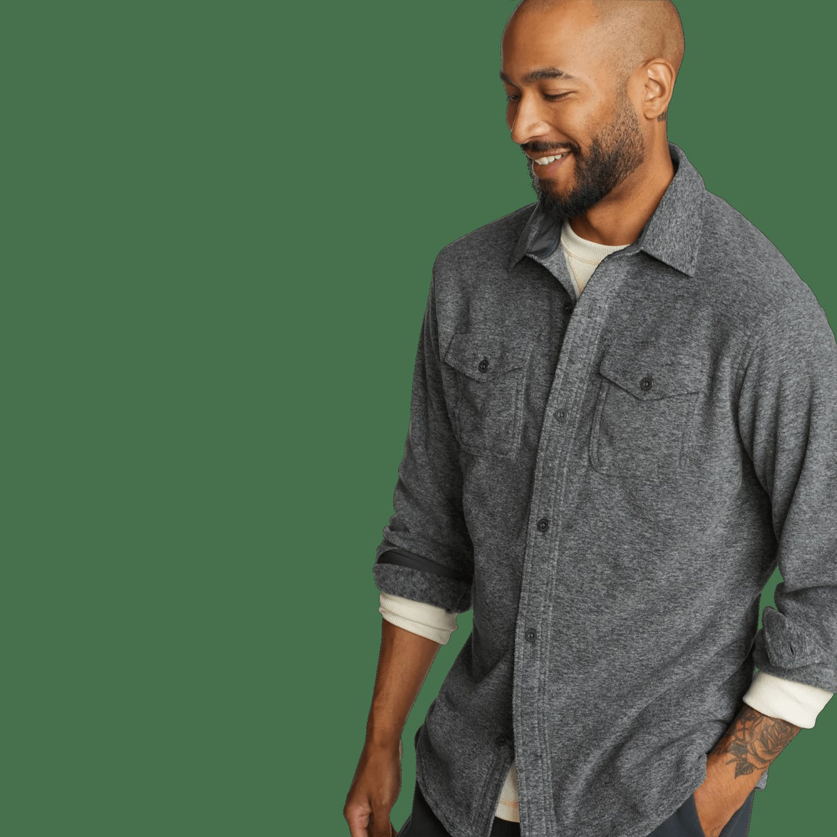 Men's LS Chutes Microfleece Shirt | Eddie Bauer