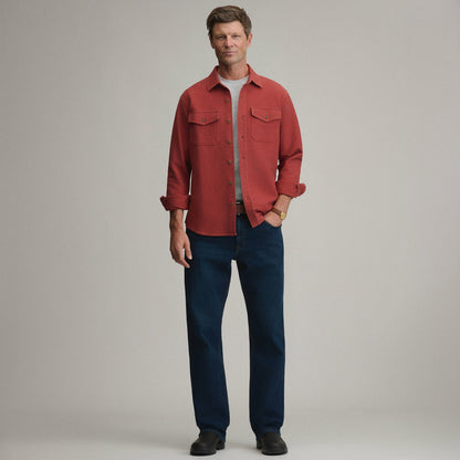 Men's Long-Sleeve Chamois Shirt | Eddie Bauer