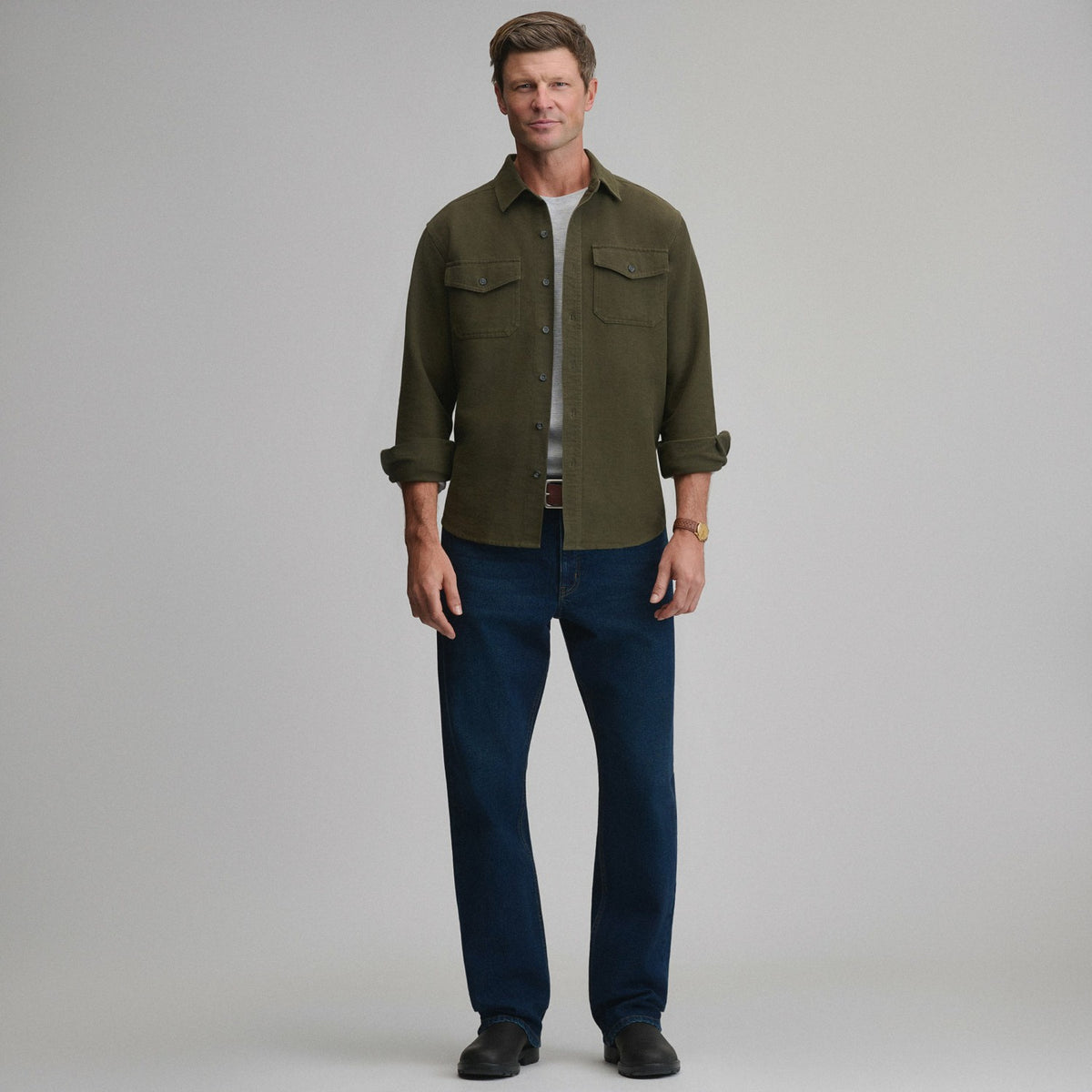 Men's Long-Sleeve Chamois Shirt | Eddie Bauer