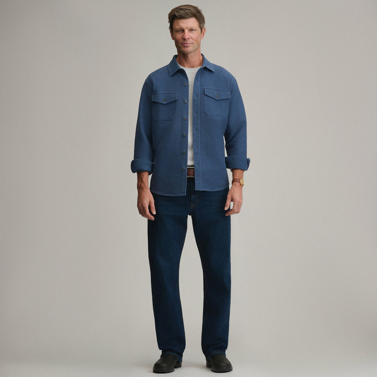 Men's Long-Sleeve Chamois Shirt | Eddie Bauer