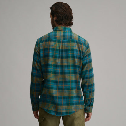 Men's Long-Sleeve Eddie's Cabin Shirt - Jacquard Plaid | Eddie Bauer