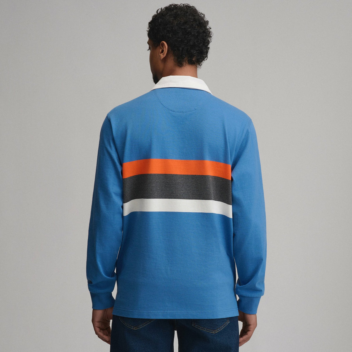 Men's Long-Sleeve Rugby Stripe Crew | Eddie Bauer