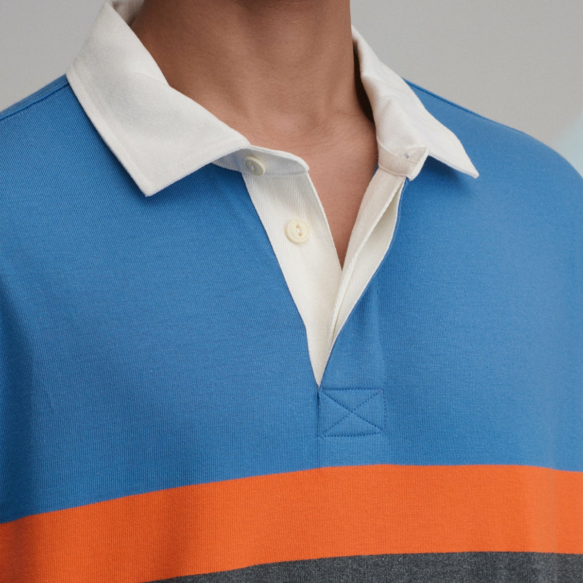 Men's Long-Sleeve Rugby Stripe Crew | Eddie Bauer