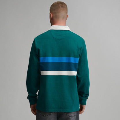 Men's Long-Sleeve Rugby Stripe Crew | Eddie Bauer
