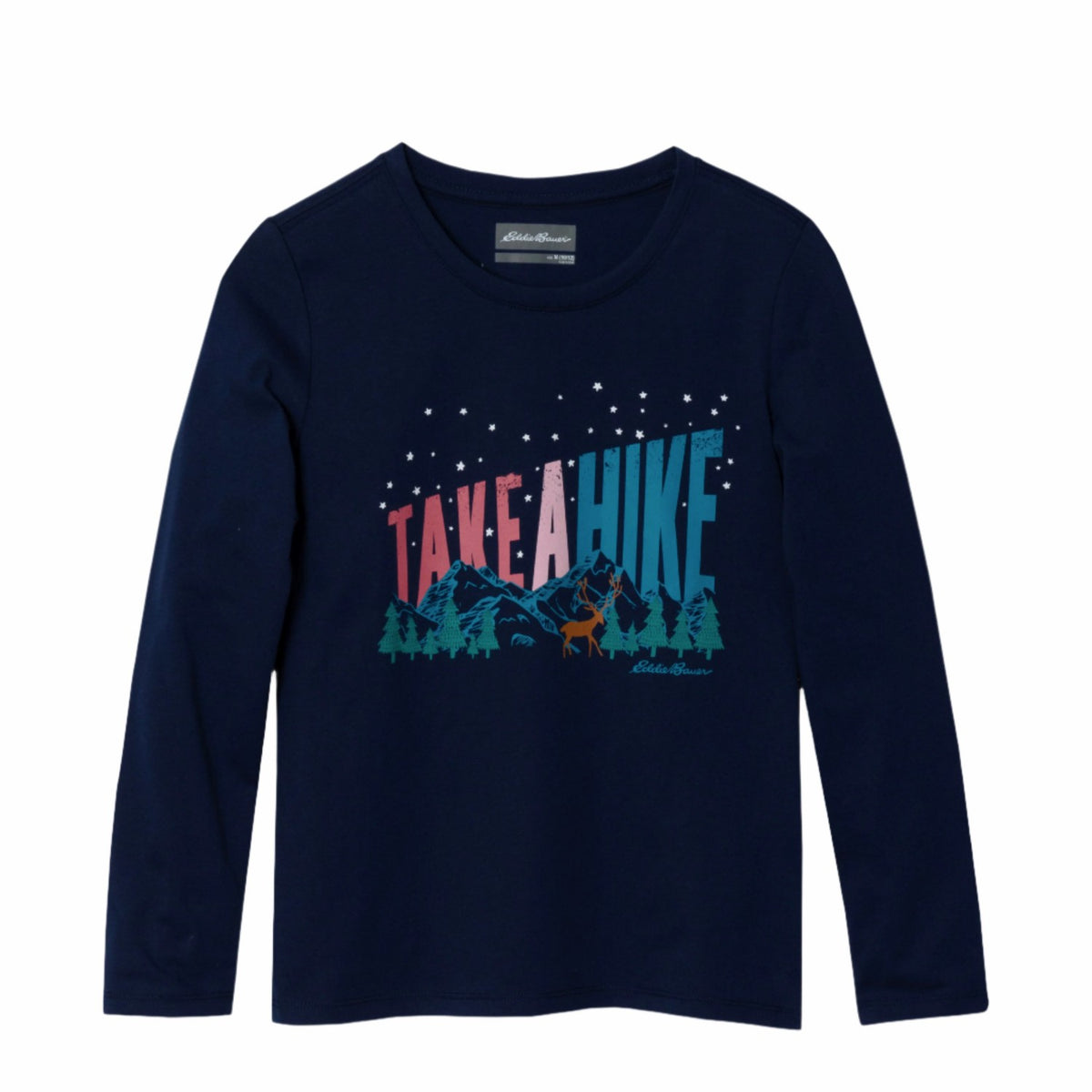 Kids Girls Graphic Long-Sleeve T-Shirt - 2 Pack | Eddie Bauer