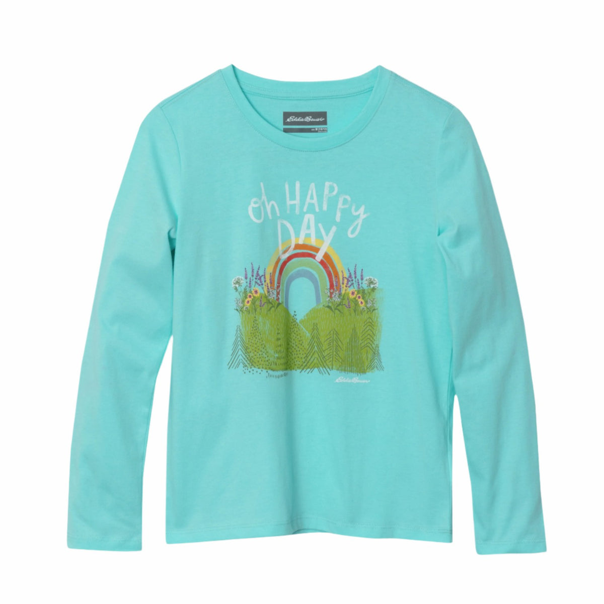 Kids Girls Graphic Long-Sleeve T-Shirt - 2 Pack | Eddie Bauer