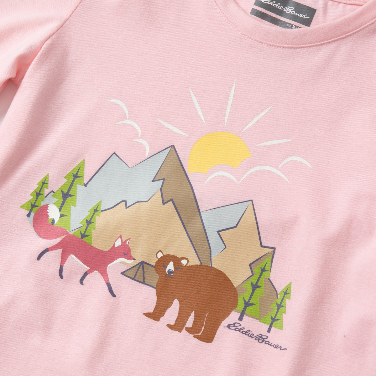Kids Girls Graphic Long-Sleeve T-Shirt - 2 Pack | Eddie Bauer