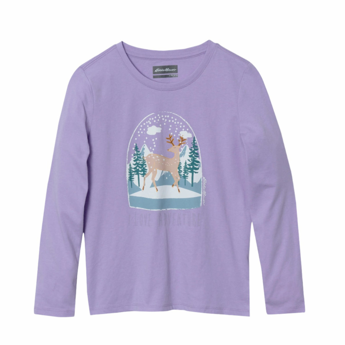 Kids Girls Graphic Long-Sleeve T-Shirt - 2 Pack | Eddie Bauer
