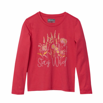 Kids Girls Graphic Long-Sleeve T-Shirt - 2 Pack | Eddie Bauer
