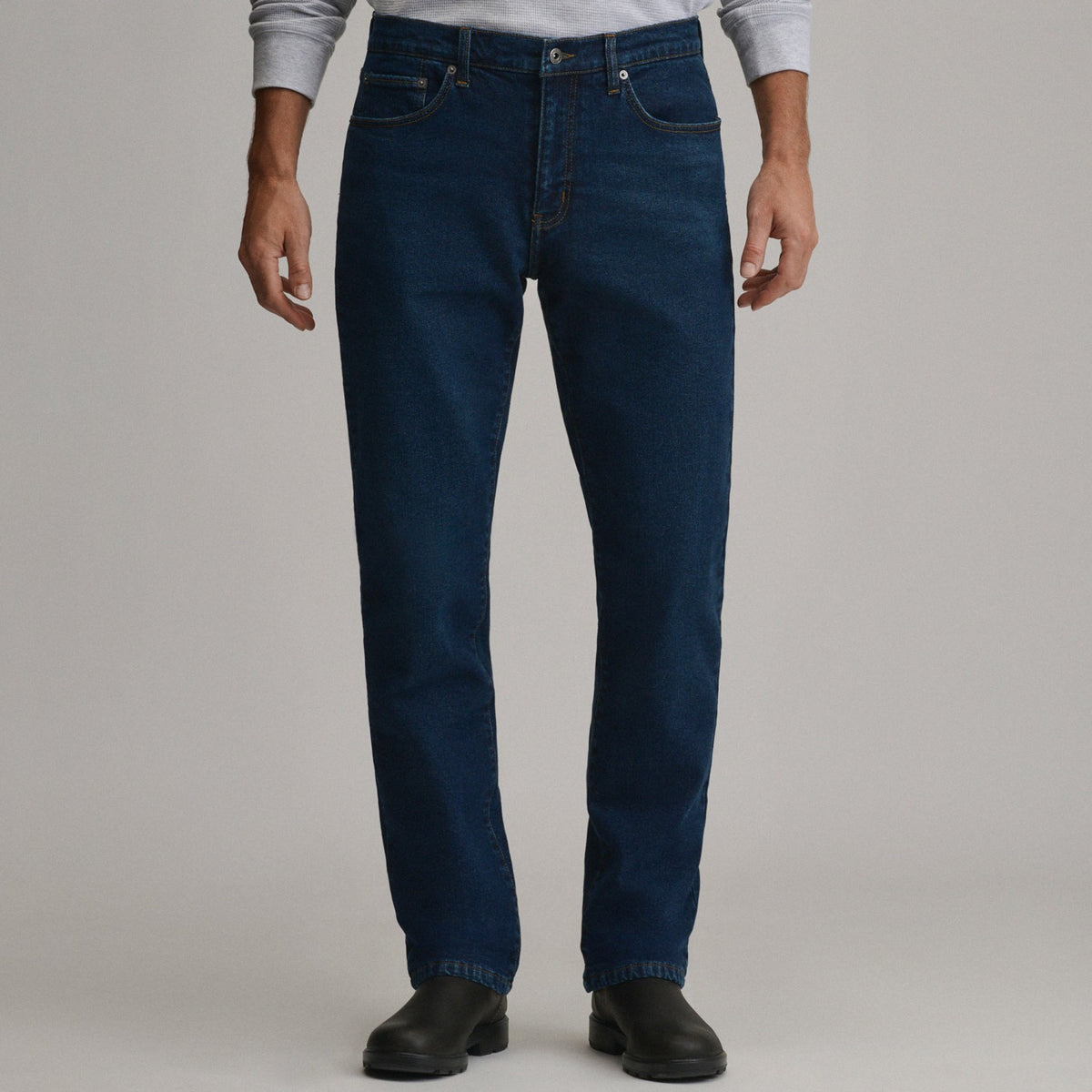 Men's Eddie's Flex Fleece Lined Jean - Straight | Eddie Bauer