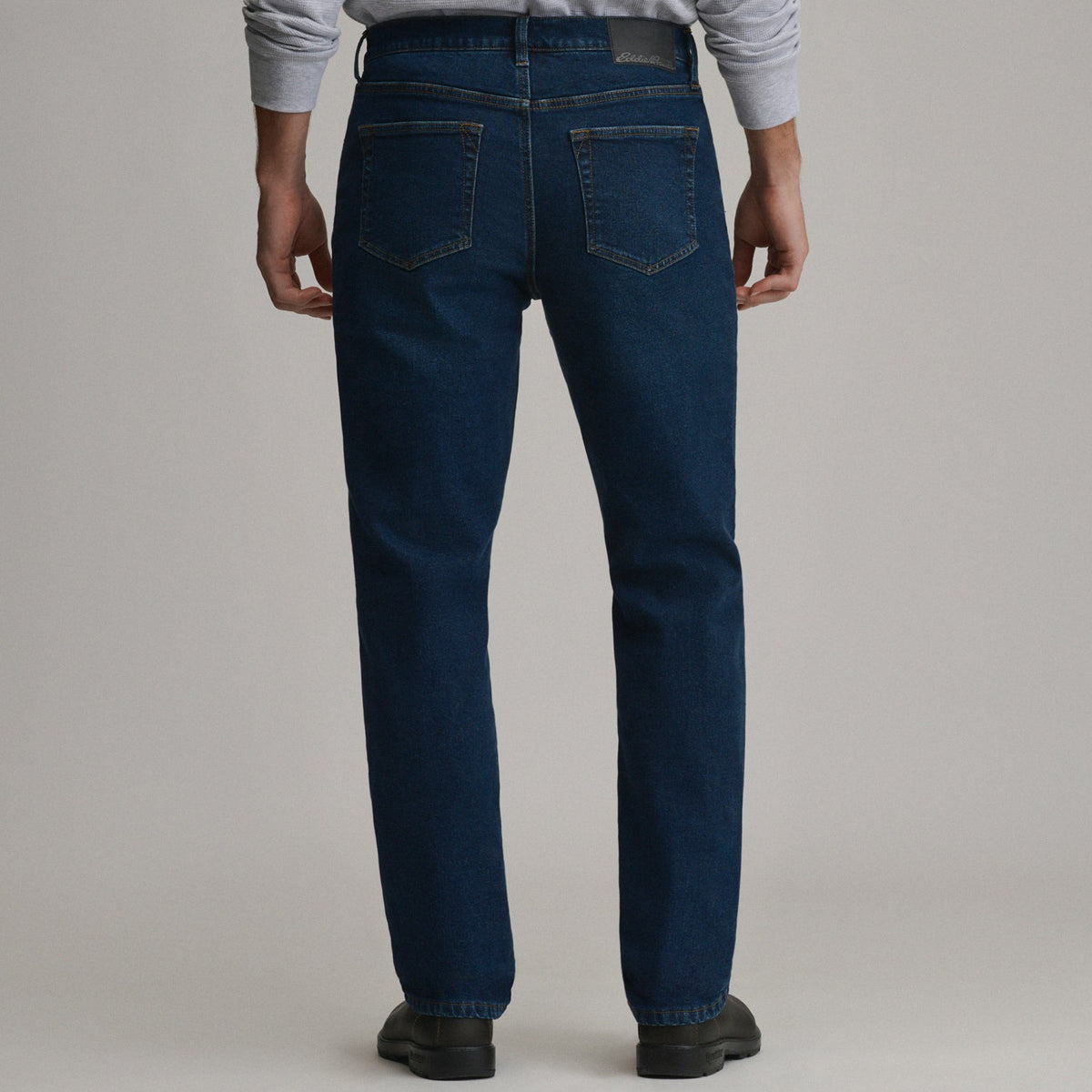 Men's Eddie's Flex Fleece Lined Jean - Straight | Eddie Bauer