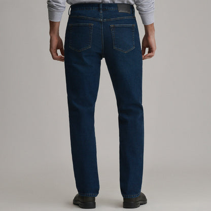 Men's Eddie's Flex Fleece Lined Jean - Straight | Eddie Bauer