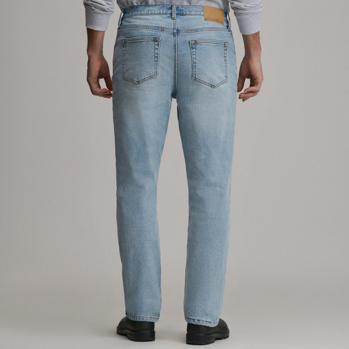 Men's Eddie's Flex Fleece Lined Jean - Straight | Eddie Bauer