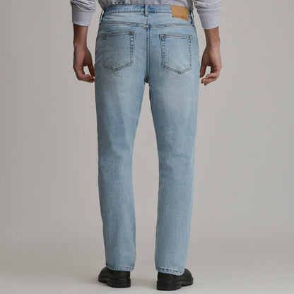 Men's Eddie's Flex Fleece Lined Jean - Straight | Eddie Bauer