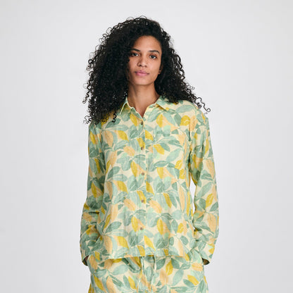 Women's Woven Printed Cotton LS Slub | Eddie Bauer
