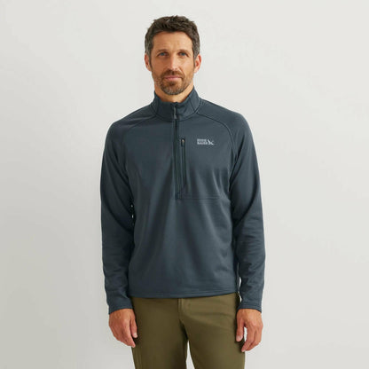 Men's LS High Route Grid Hz Mock | Eddie Bauer