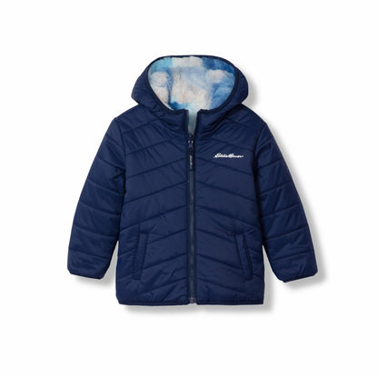 Kids Toddler Girls Deer Harbor Reversible Hooded Jacket | Eddie Bauer